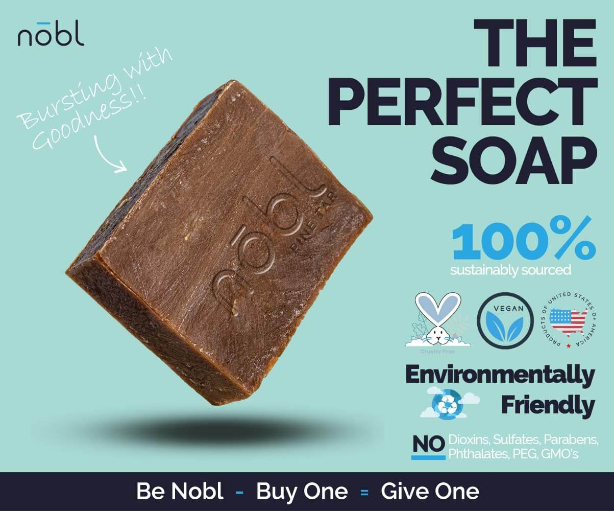 The Black Stuff Mens Natural Soap - Longer Lasting Handmade All Natural  Mens Soap - Pine Tar Soap for Men
